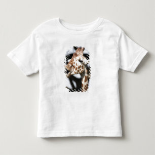 Camiseta De Bebé Jirafa reticulada de cara divertida, San Francisco