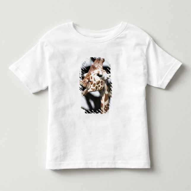 Camiseta De Bebé Jirafa reticulada de cara divertida, San Francisco (Anverso)