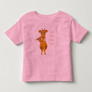 Camiseta De Bebé Jirafas Personalizadas