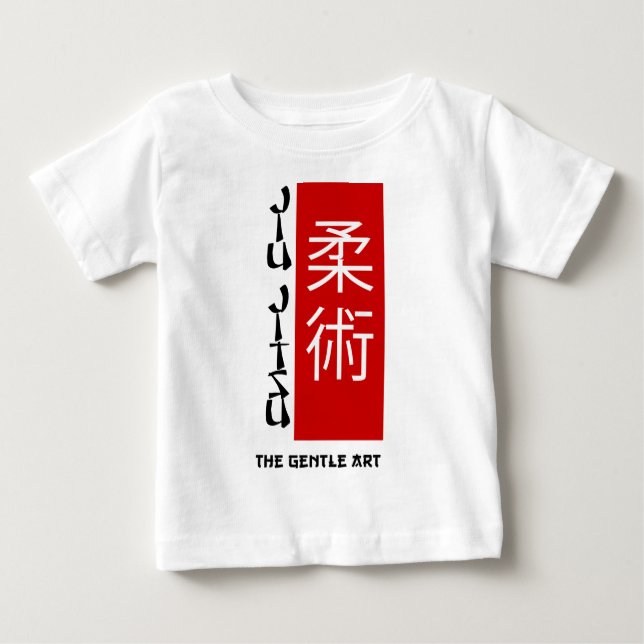 Camiseta De Bebé Jiu Jitsu - el arte apacible (Anverso)