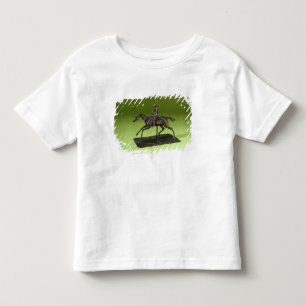Camiseta De Bebé Jockey sobre caballo (bronce)