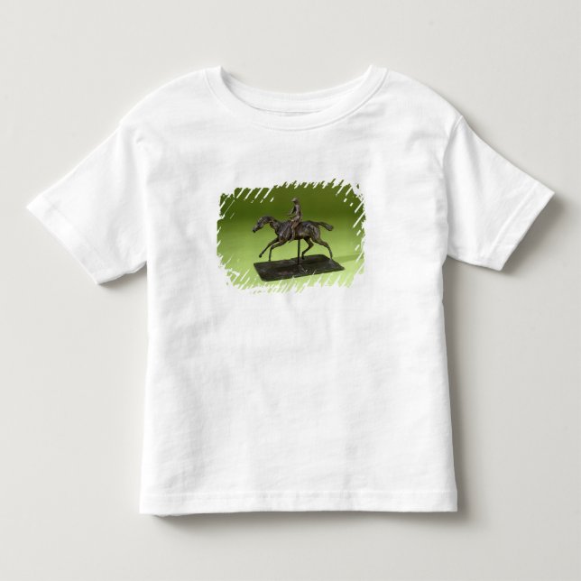 Camiseta De Bebé Jockey sobre caballo (bronce) (Anverso)