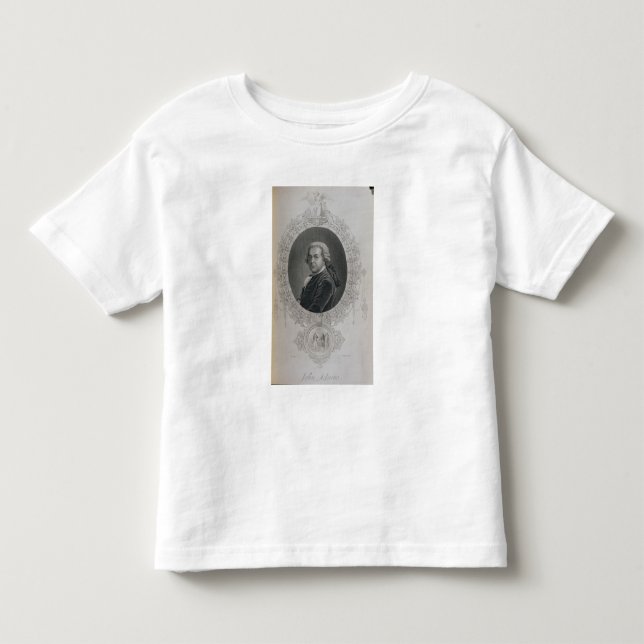 Camiseta De Bebé John Adams (Anverso)