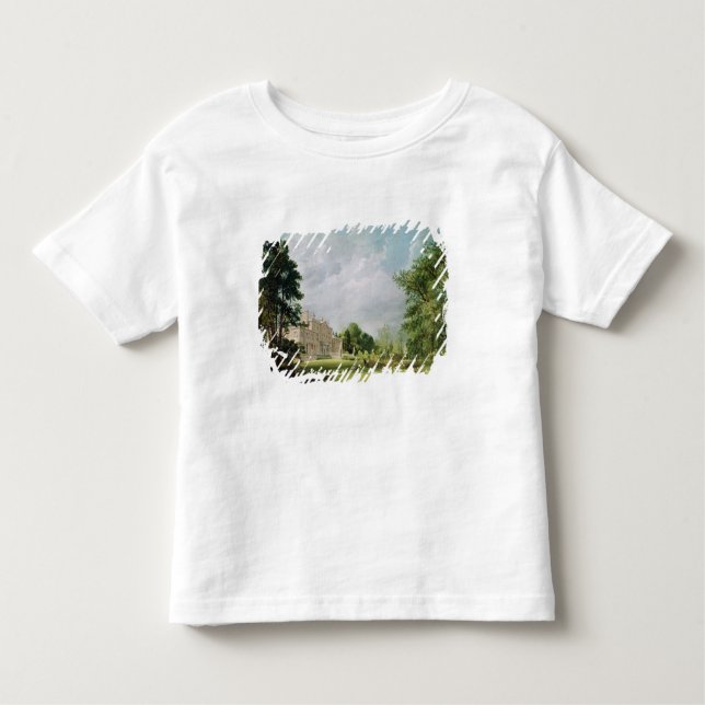 Camiseta De Bebé John Constable el | Malvern Pasillo, Warwickshire, (Anverso)