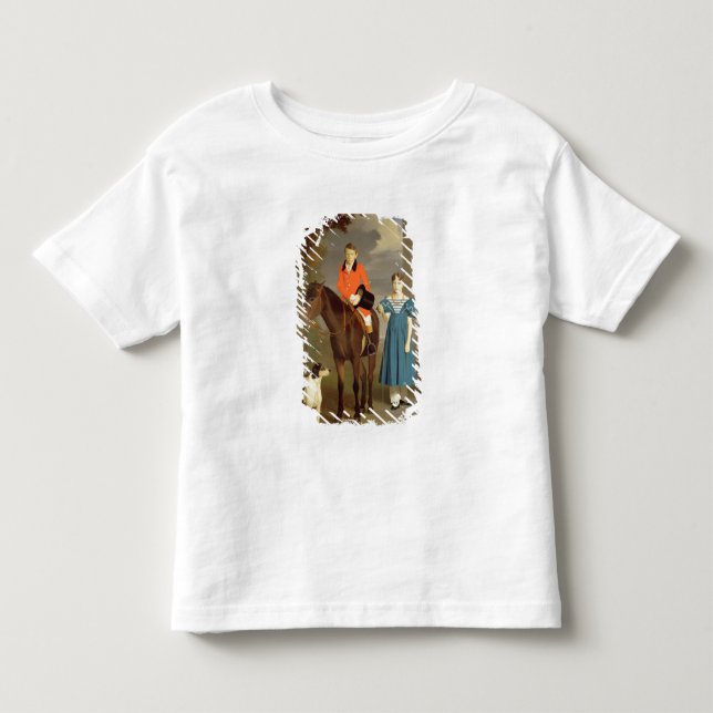 Camiseta De Bebé John Gubins Newton y su hermana Mary, 1832-33 ( (Anverso)