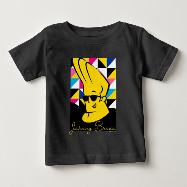 Camiseta De Bebé Johnny Bravo Pop Art Graphic (Anverso)