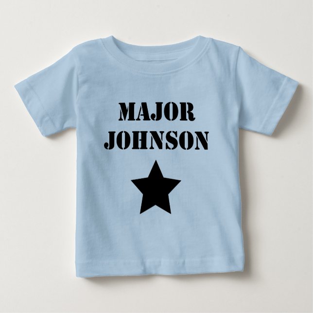 Camiseta De Bebé Johnson importante (Anverso)