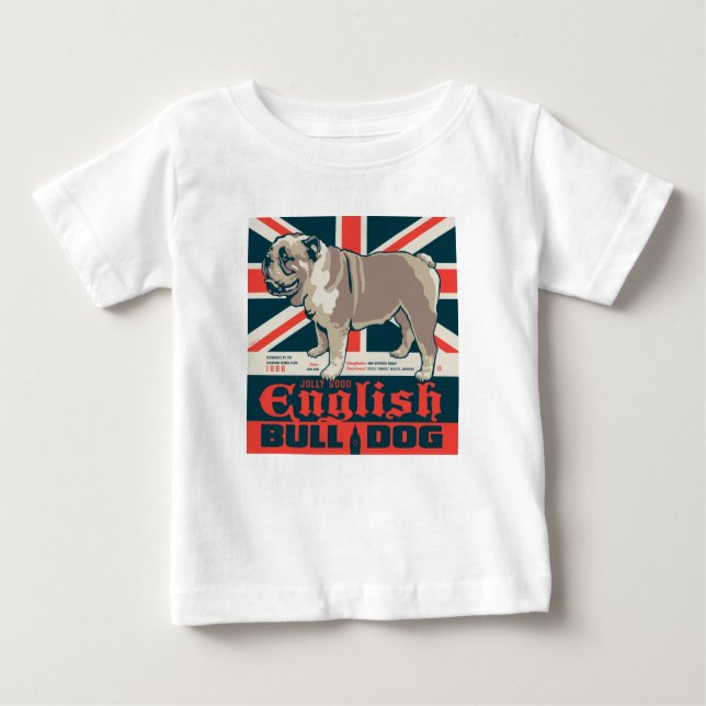 Camiseta De Bebé Jolly Good English Bulldog (Anverso)
