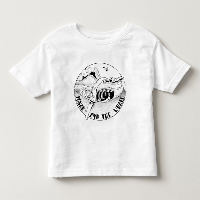 Camiseta De Bebé Jonah y la ballena (Anverso)