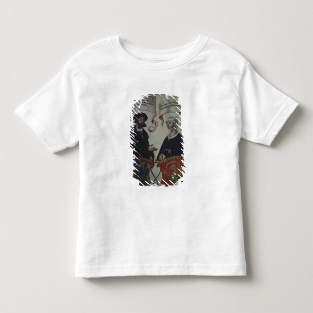 Camiseta De Bebé Jorge Fugger su esposa Regina Imhoff, 'Geheim (Anverso)