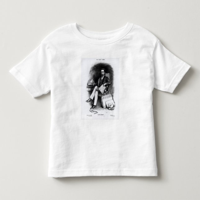 Camiseta De Bebé Joseph Pulitzer "del objeto curioso", 1887 (Anverso)