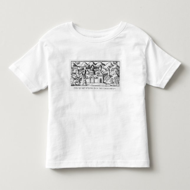 Camiseta De Bebé Joshua en las paredes de Jericó (Anverso)