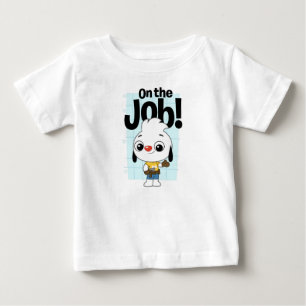 Camiseta De Bebé Joven en el trabajo