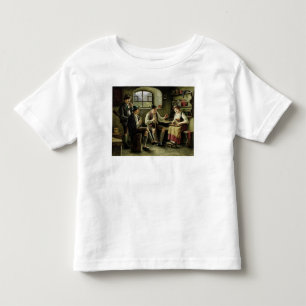 Camiseta De Bebé Joven jugando a ser una madre