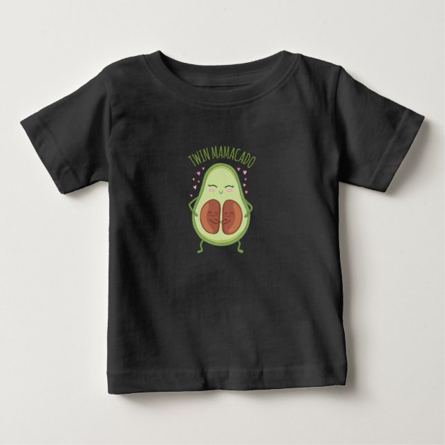 Camiseta De Bebé Joven Mamá Aguacate Lindo (Anverso)