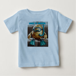 Camiseta De Bebé Joven nacido para bucear