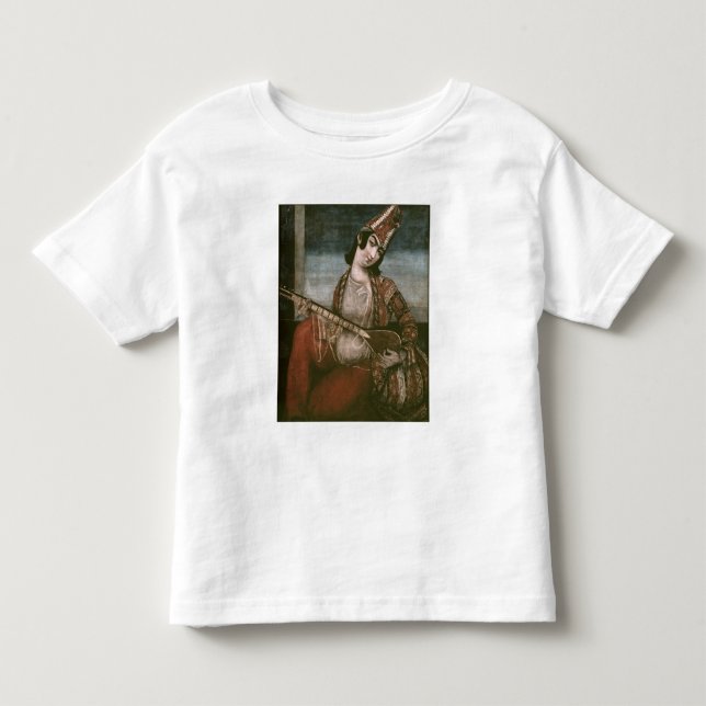 Camiseta De Bebé Joven tocando una guitarra (Anverso)