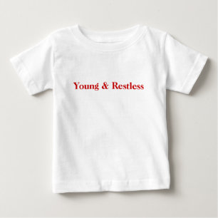 Camiseta De Bebé Joven y agitado