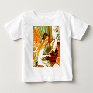 Camiseta De Bebé Jóvenes Chicas en el piano