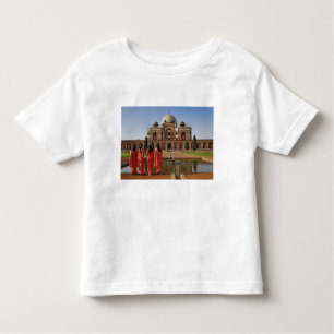 Camiseta De Bebé Jóvenes damas indias y la tumba de Humayun, Delhi,