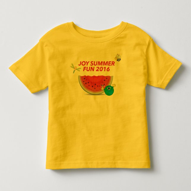 Camiseta De Bebé Joy Summer 2016 T-Shirt (Anverso)
