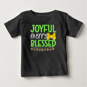 Camiseta De Bebé Joyful Merry Blessed-81053