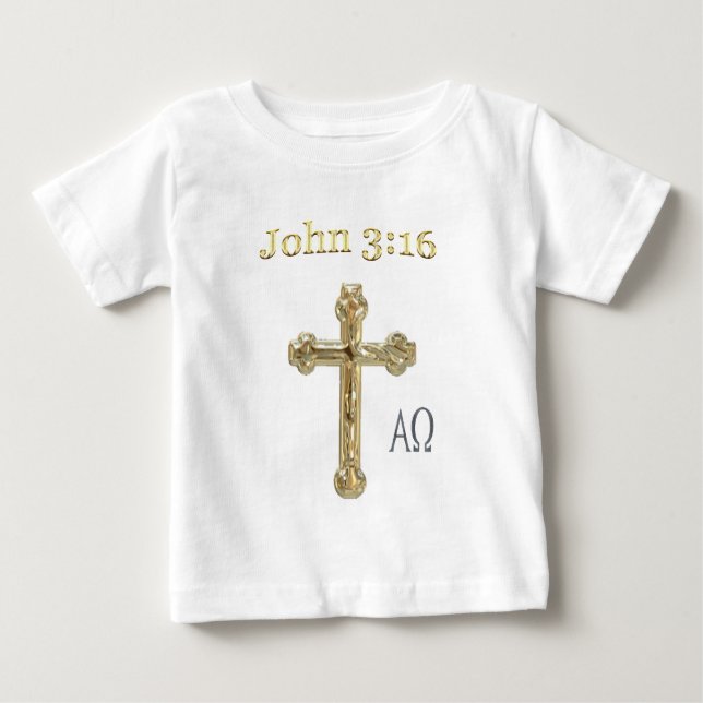 Camiseta De Bebé Juan 3:16 (Anverso)