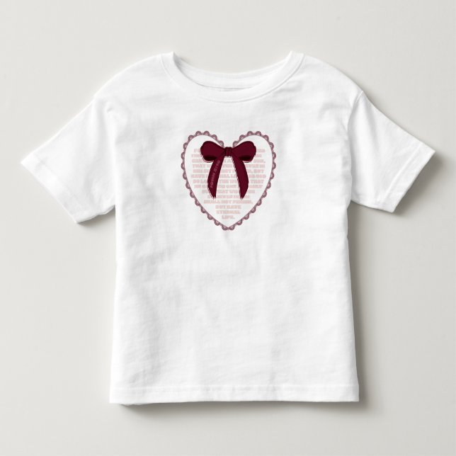 Camiseta De Bebé Juan 3:16 - San Valentín Cristiano (Anverso)