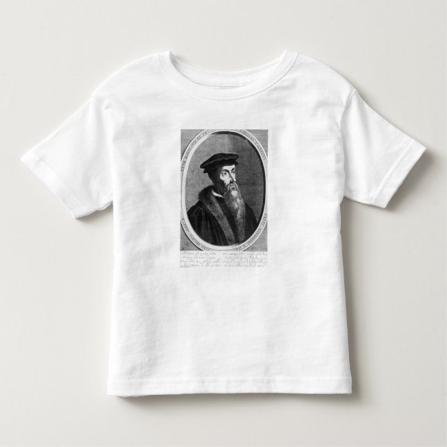 Camiseta De Bebé Juan Calvino (Anverso)