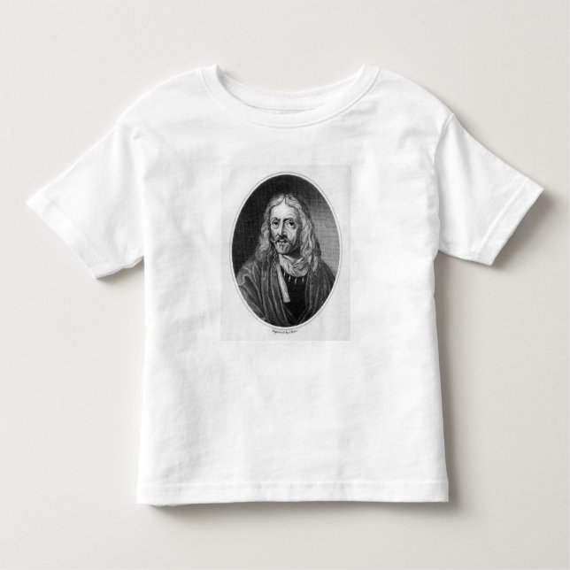 Camiseta De Bebé Juan Hevelius, grabado por J. Baker (Anverso)