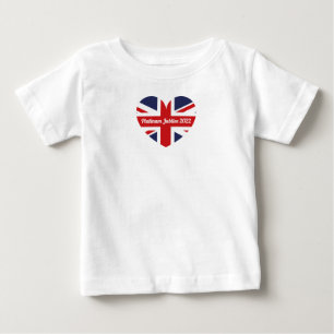 Camiseta De Bebé Jubileo Platinum 2022/Bandera de Inglaterra