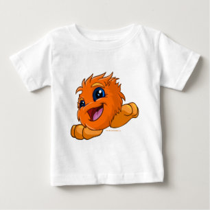 Camiseta De Bebé JubJub anaranjado feliz