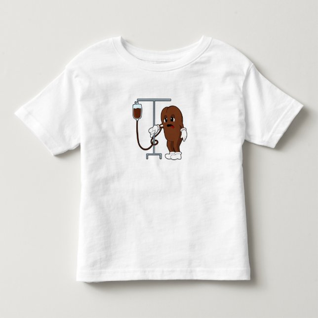 Camiseta De Bebé Judía de café con café (Anverso)