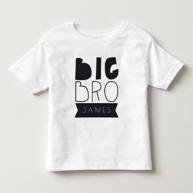 Camiseta De Bebé Juego Big Bro & Lil Bro (Anverso)