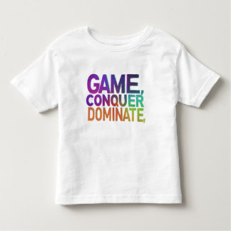 Camiseta De Bebé Juego, conquistar, dominar
