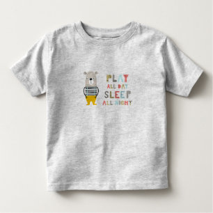 Camiseta De Bebé Juego de Oso de Niño Cuerdo Todo El Día