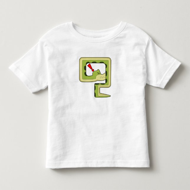 Camiseta De Bebé Juego de serpientes (Anverso)