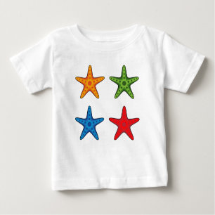 Camiseta De Bebé Juego de Starfish Personalizado de color