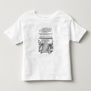 Camiseta De Bebé Juego del ajedrez famoso, 1614