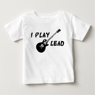 Camiseta De Bebé Juego Guitarra De Plomo