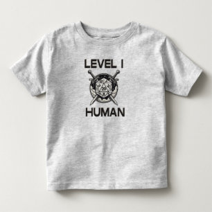 Camiseta De Bebé Juego humano de nivel uno