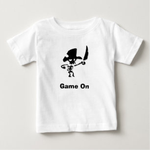 Camiseta De Bebé Juego pirata activado
