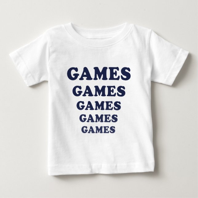 Camiseta De Bebé Juegos de Juegos (Anverso)