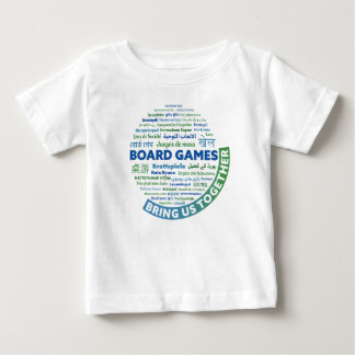 Camiseta De Bebé Juegos de mesa nos unen, camisas pequeñas