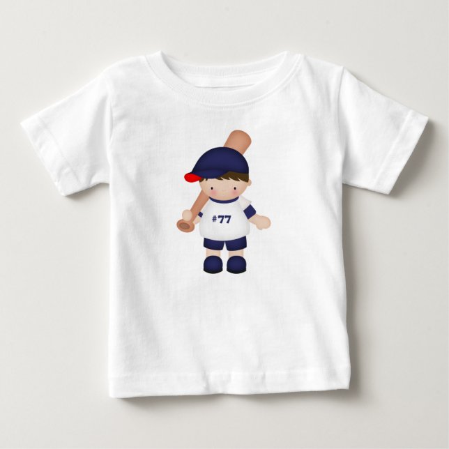 Camiseta De Bebé Juegos deportivos de Béisbol Batter Boy (Anverso)