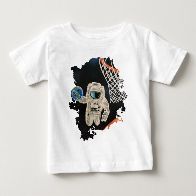 Camiseta De Bebé Juegos espaciales (Anverso)