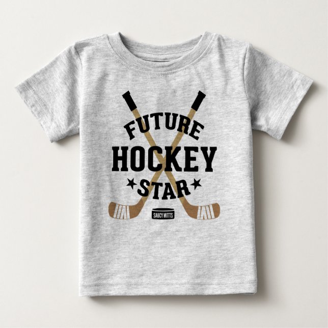 Camiseta De Bebé Jugador Brown de la estrella de hockey sobre hocke (Anverso)