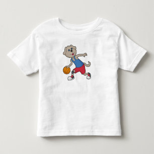 Camiseta De Bebé Jugador de baloncesto Dog