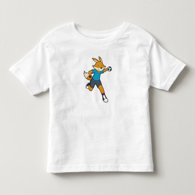 Camiseta De Bebé jugador de balonmano Fox (Anverso)