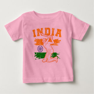 Camiseta De Bebé Jugador de Cricket de la India